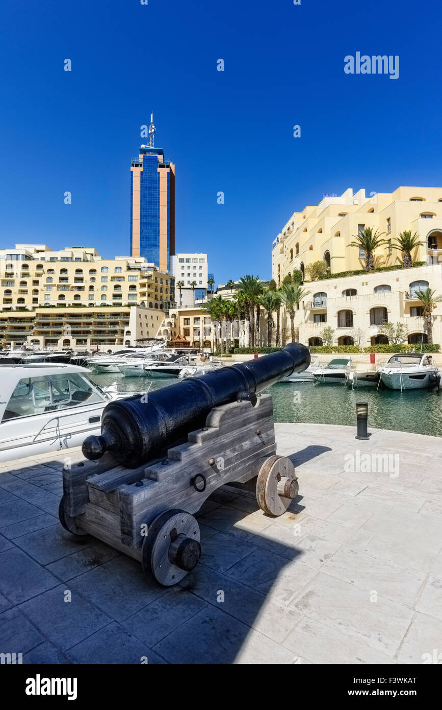 Portomaso Marina Sliema Stock Photo