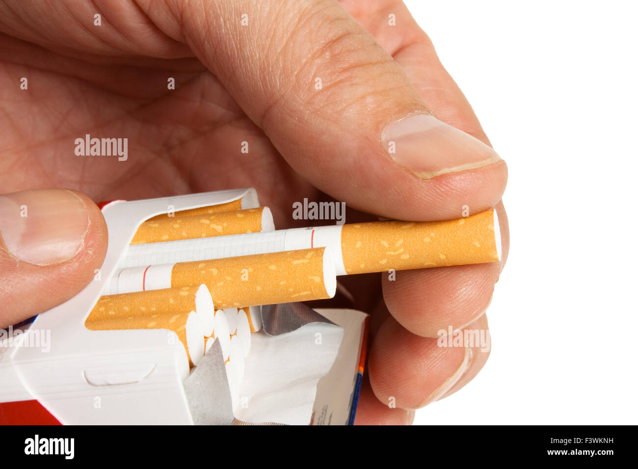 cigarette pull Pulling on cigarette hi-res stock photography and images
