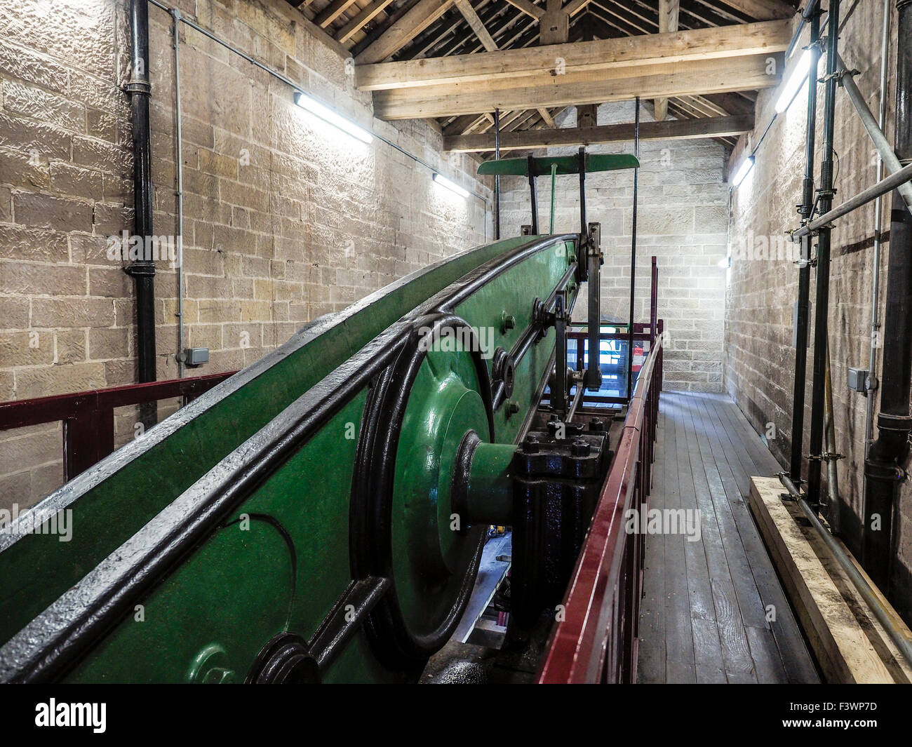 Leawood pump house on the Cromford canal in the Peak District Derbyshire England Stock Photo