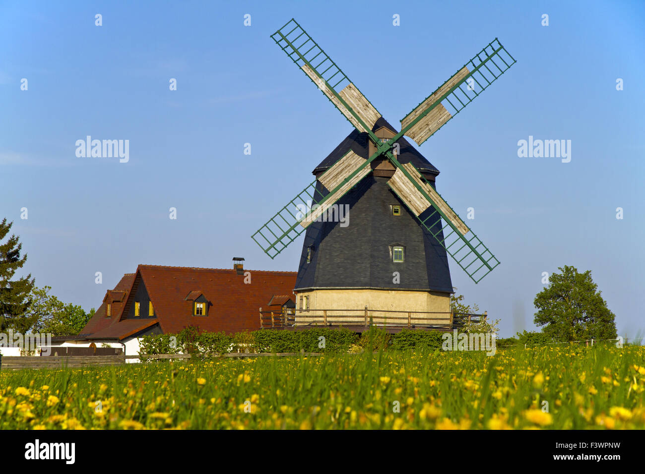 Mill in Linda- Saale-Orla-Kreis, Thuringia Stock Photo