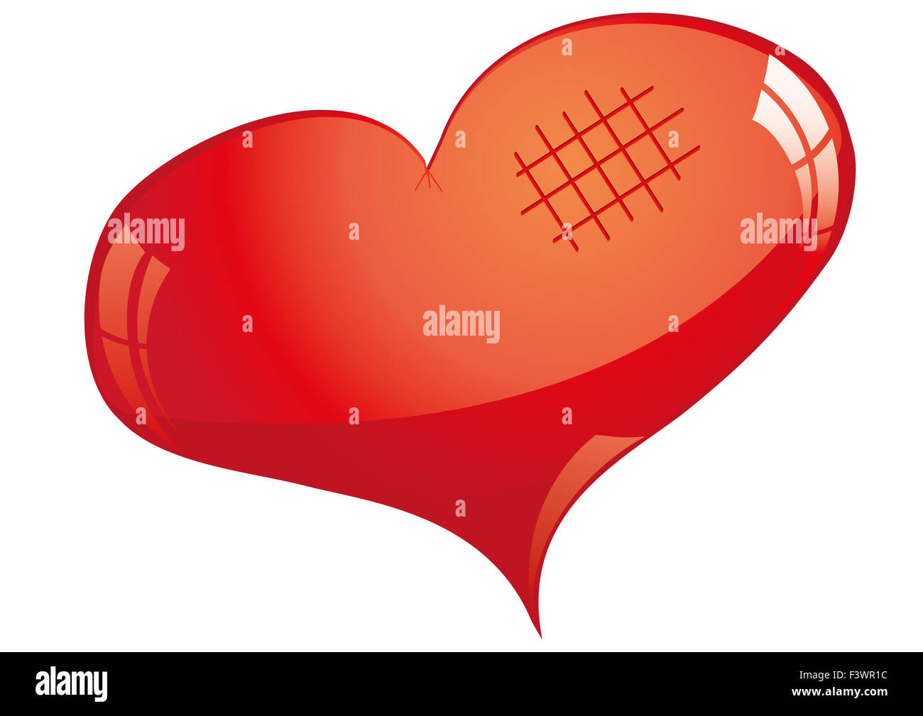 Glitter red heart Stock Photo Alamy