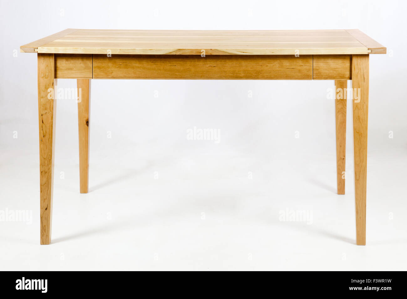 wooden table - piece of furniture Stock Photo