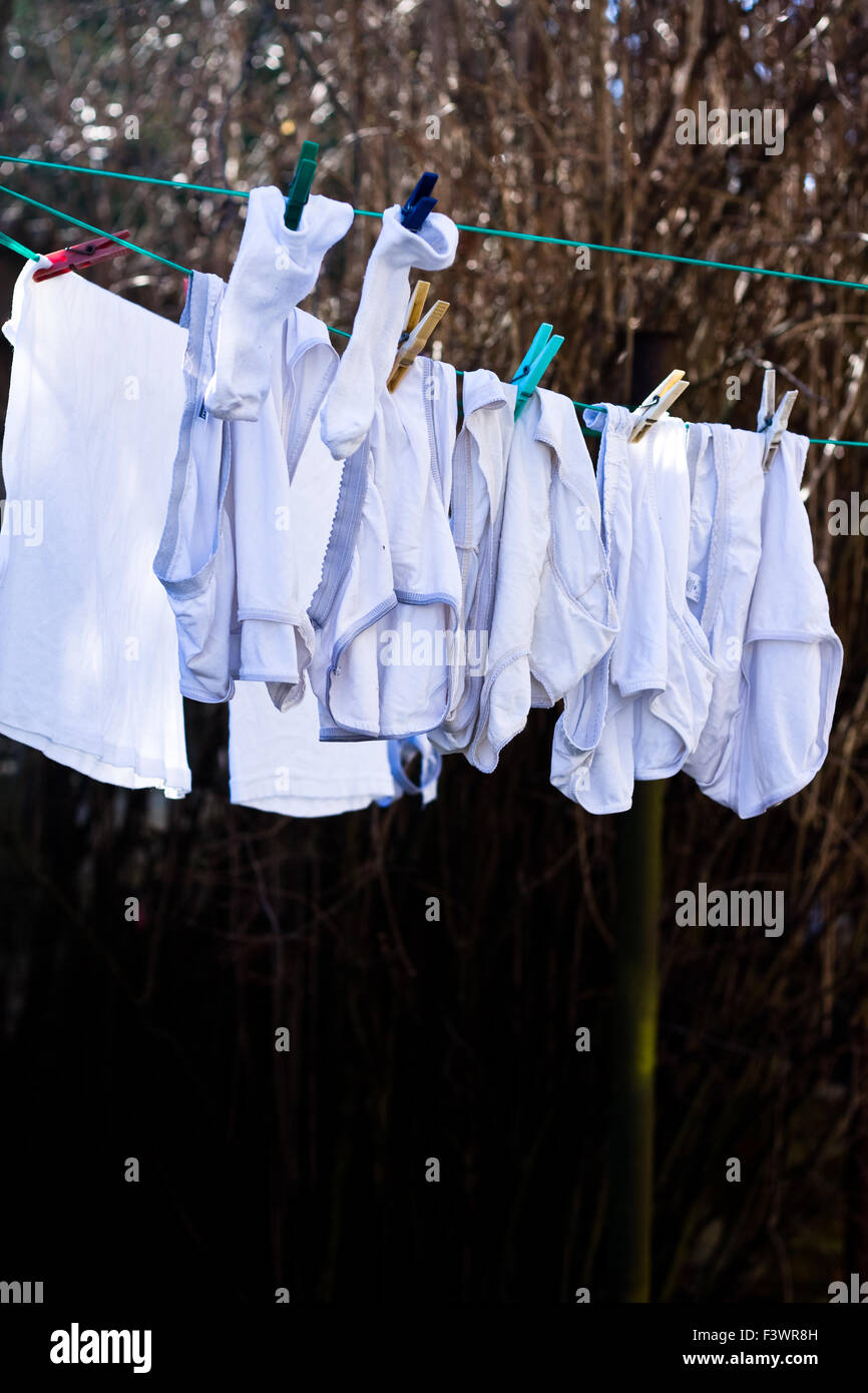 Weisse waesche hi-res stock photography and images - Alamy