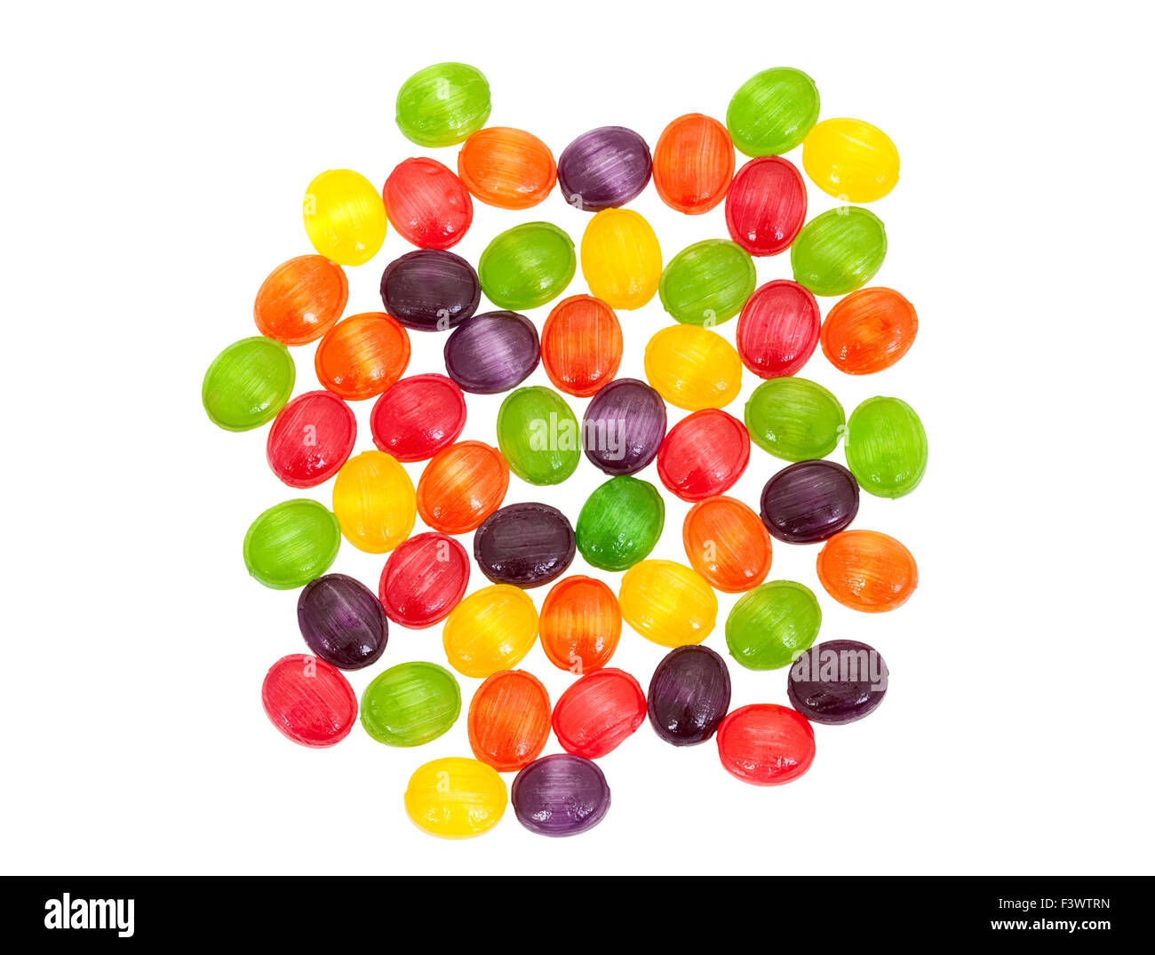 Multicolored sweet sugary candy Stock Photo