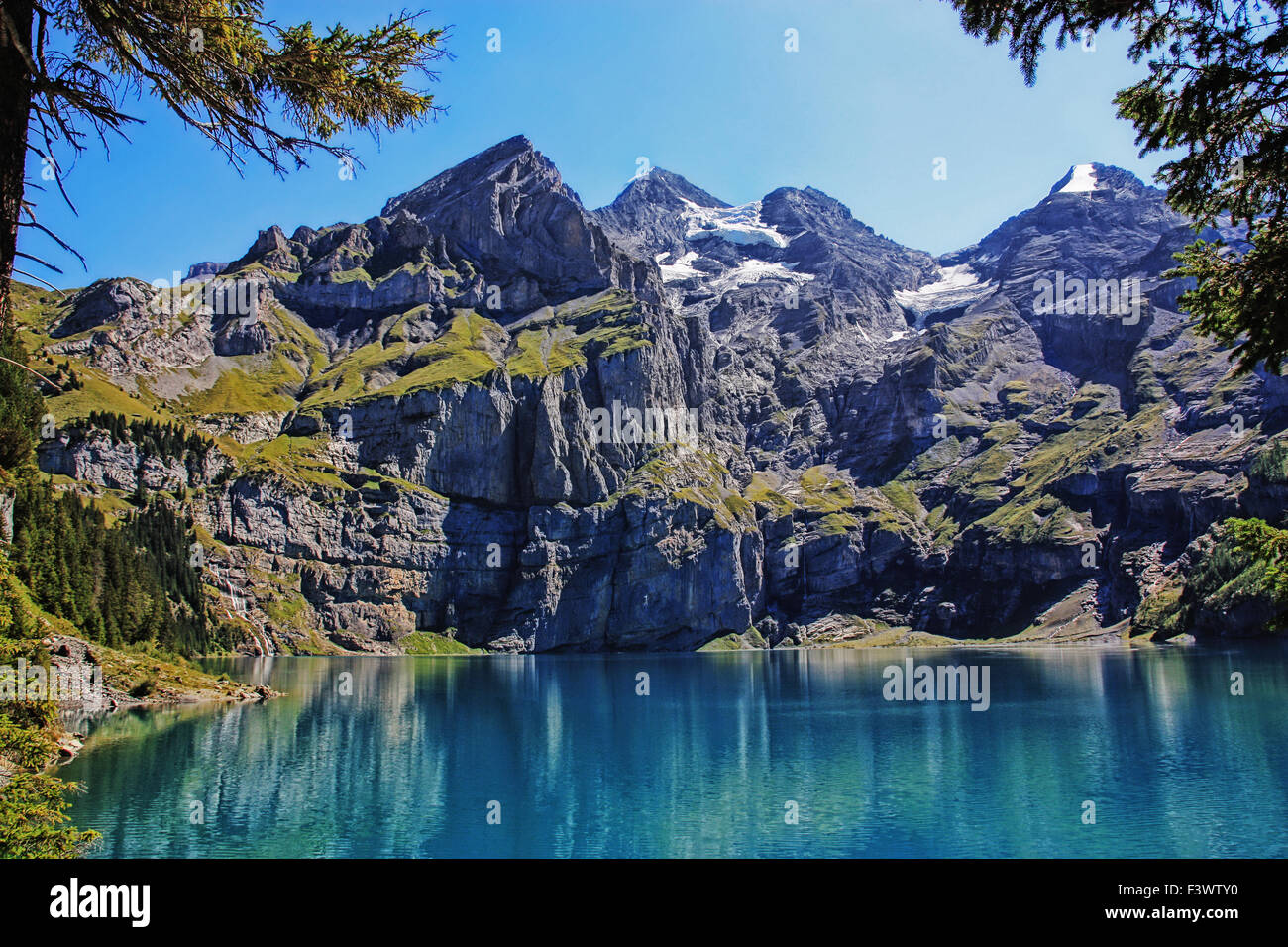 swiss alps Stock Photo