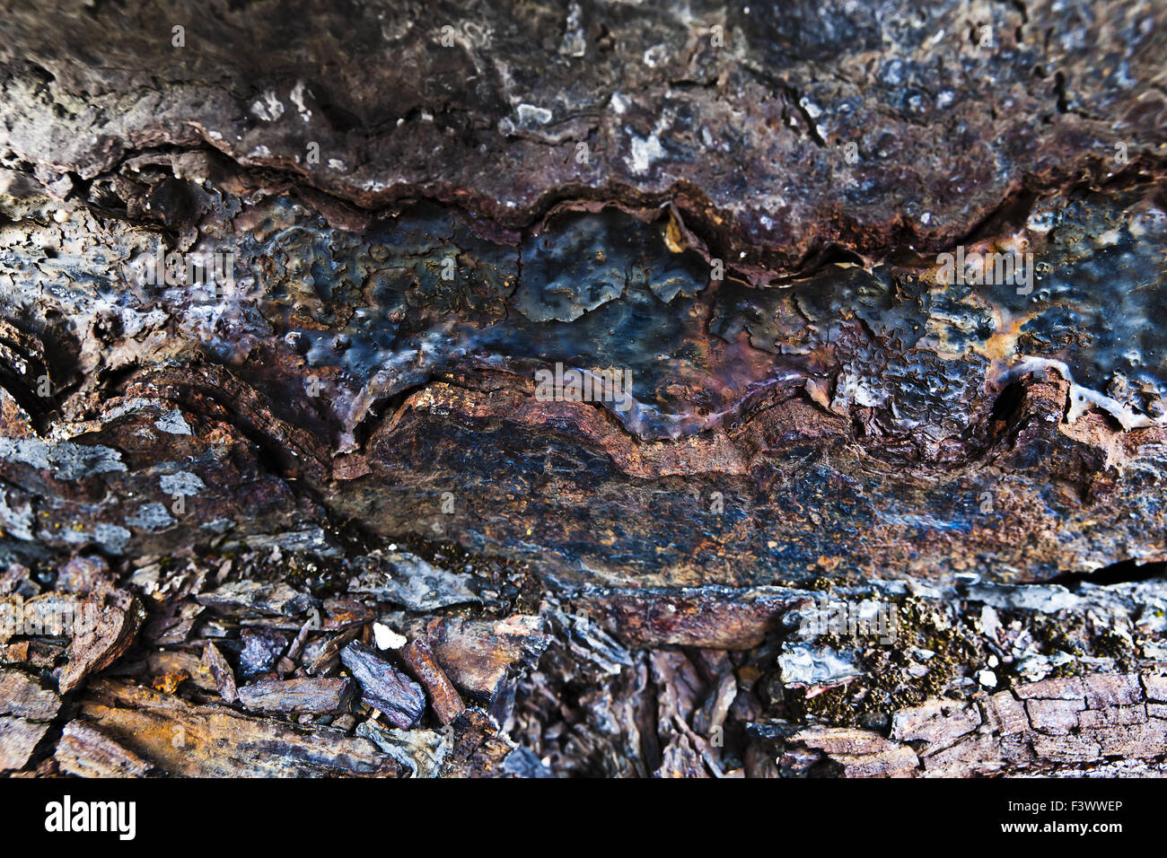 rusted eisenplatte iron plate Stock Photo