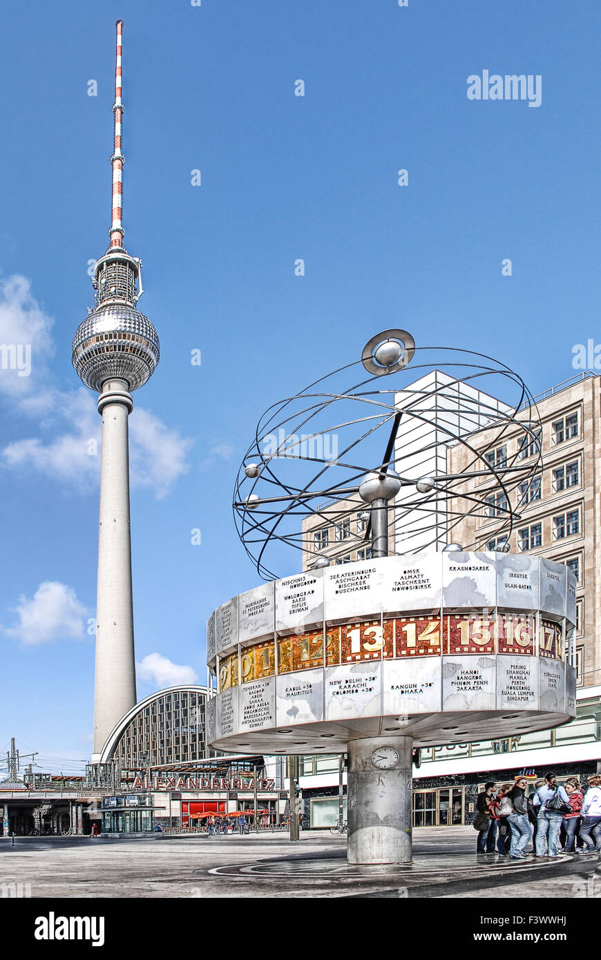 Berlin Alexanderplatz Stock Photo