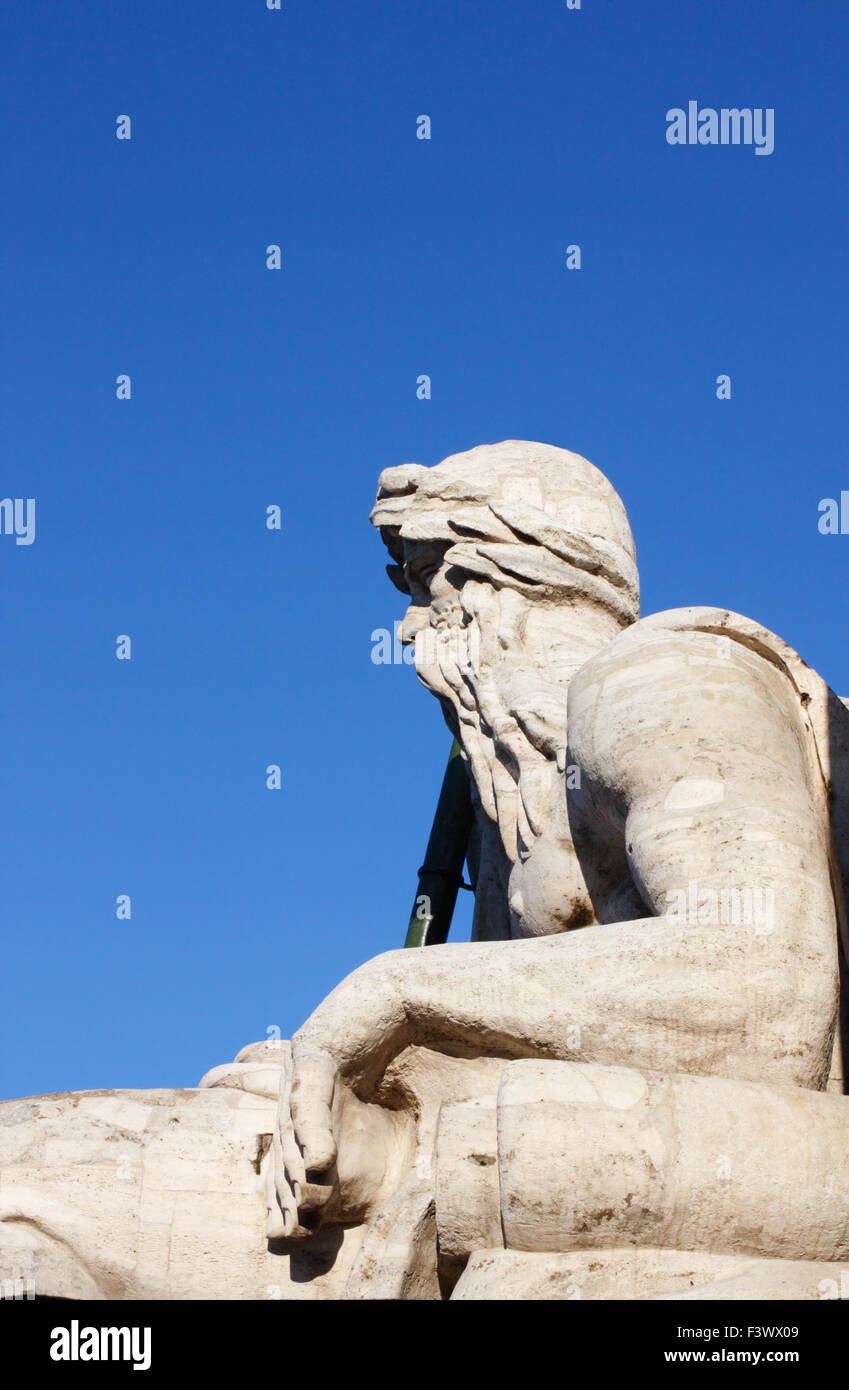 Sculpture of the Rostral Column Stock Photo - Alamy