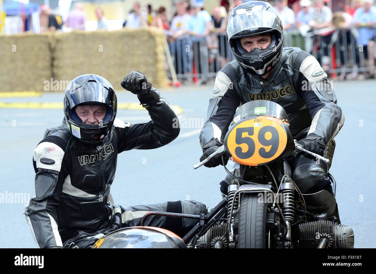 Motorcycle combination Stock Photo