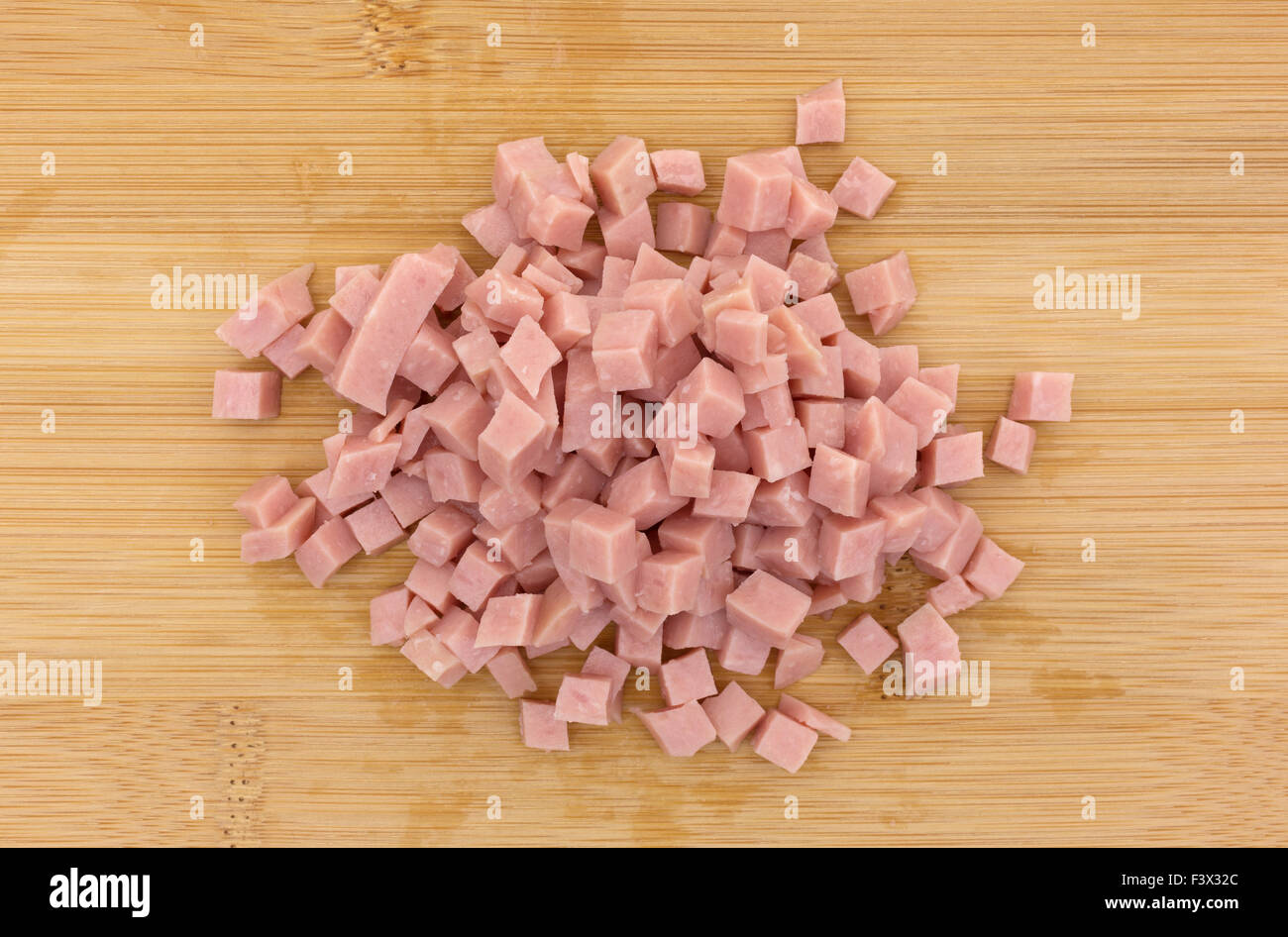 Top view portion diced ham hires stock photography and images Alamy
