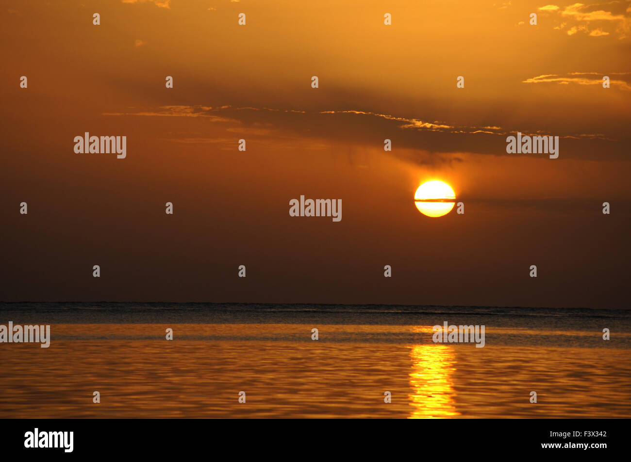 Sunrise over the Red sea Stock Photo - Alamy