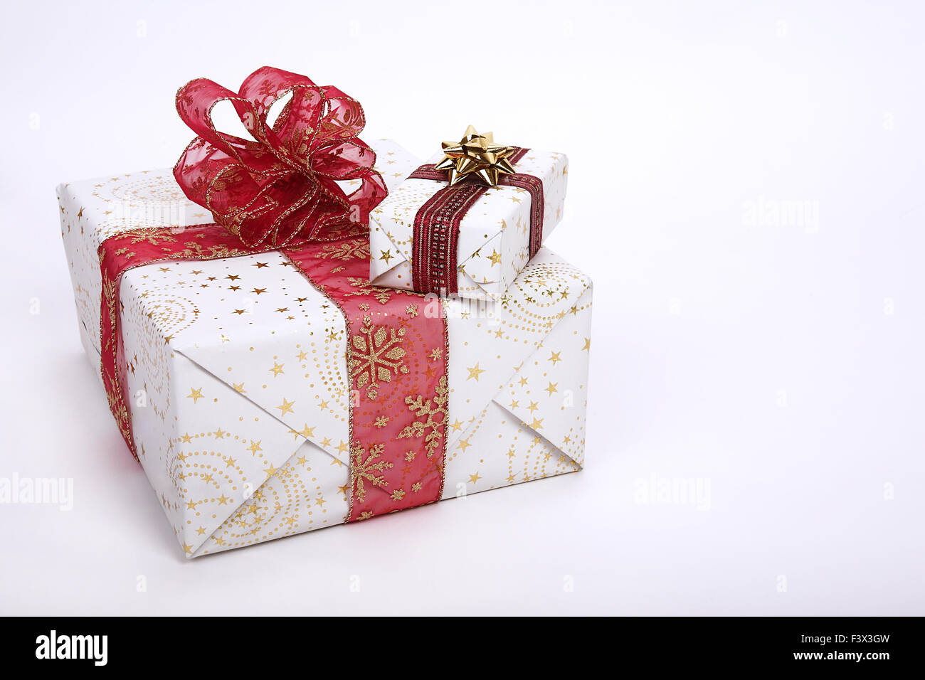 Christmas packages Stock Photo