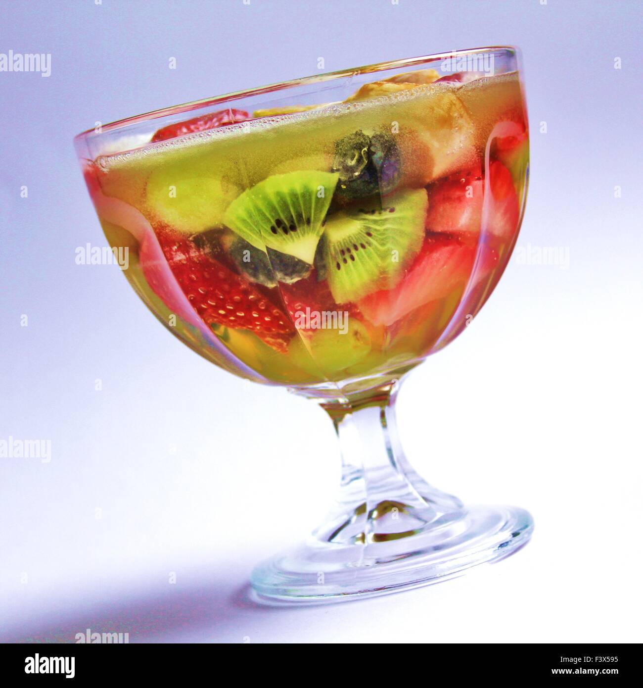 Fruit in Jelly Stock Photo Alamy