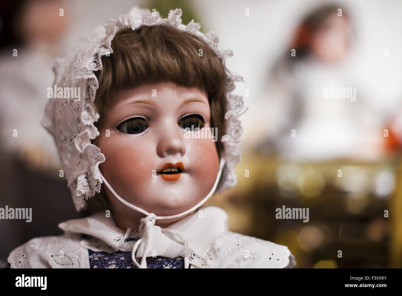 old china doll Stock Photo