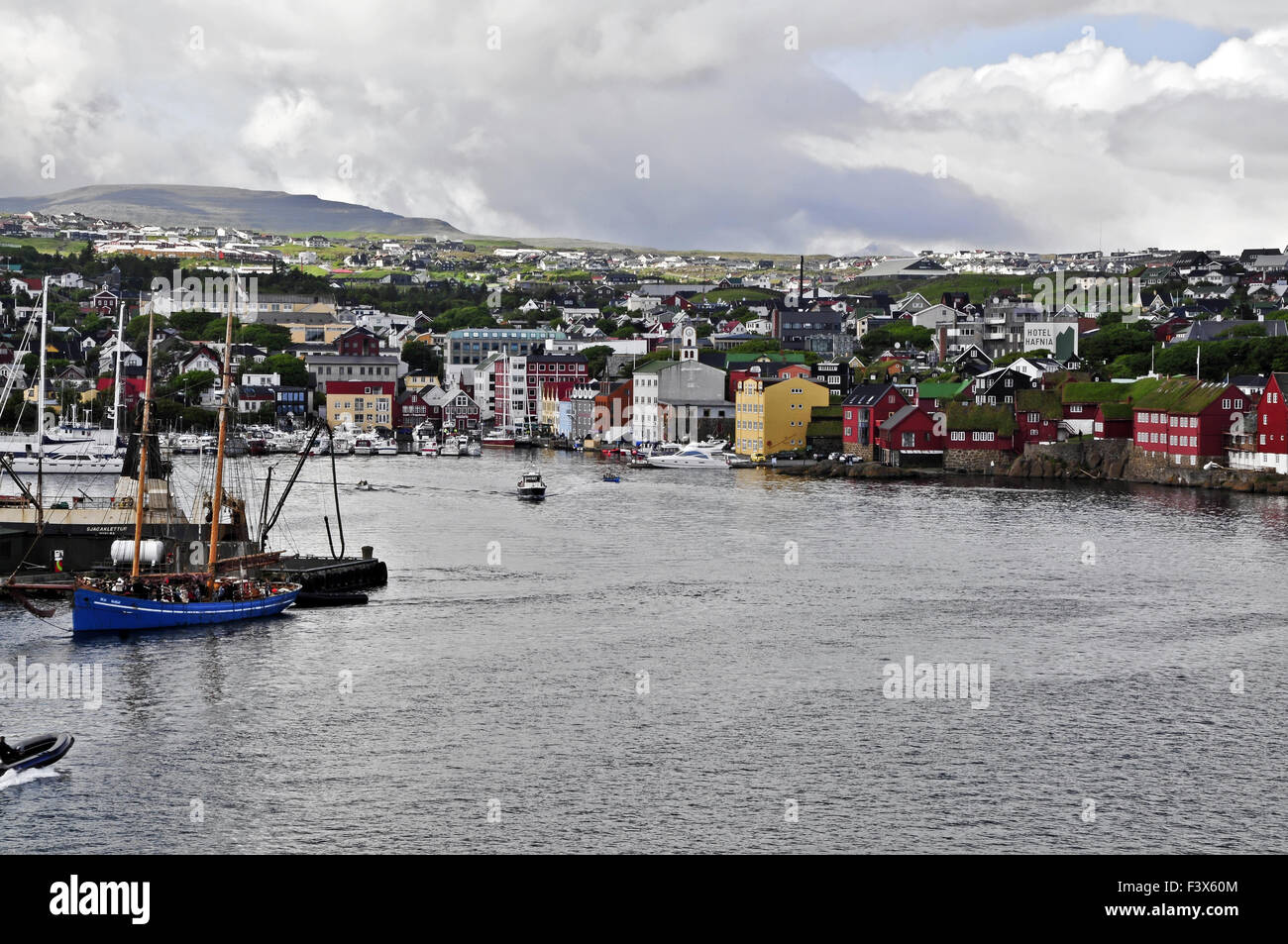 Torshavn in the Faroe Islands Stock Photo