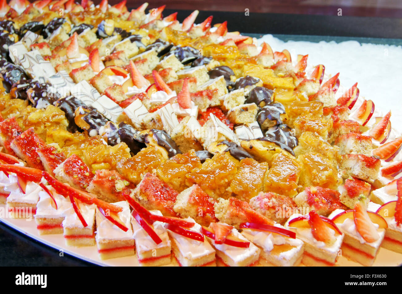 Fruit cakes Stock Photo