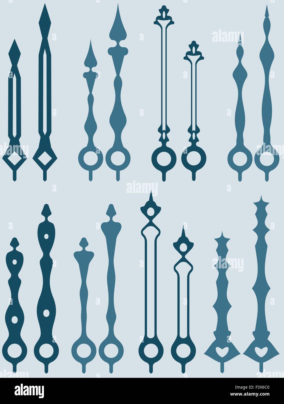 Clock Hands (Arms) Vector Art Stock Vector Image & Art Alamy