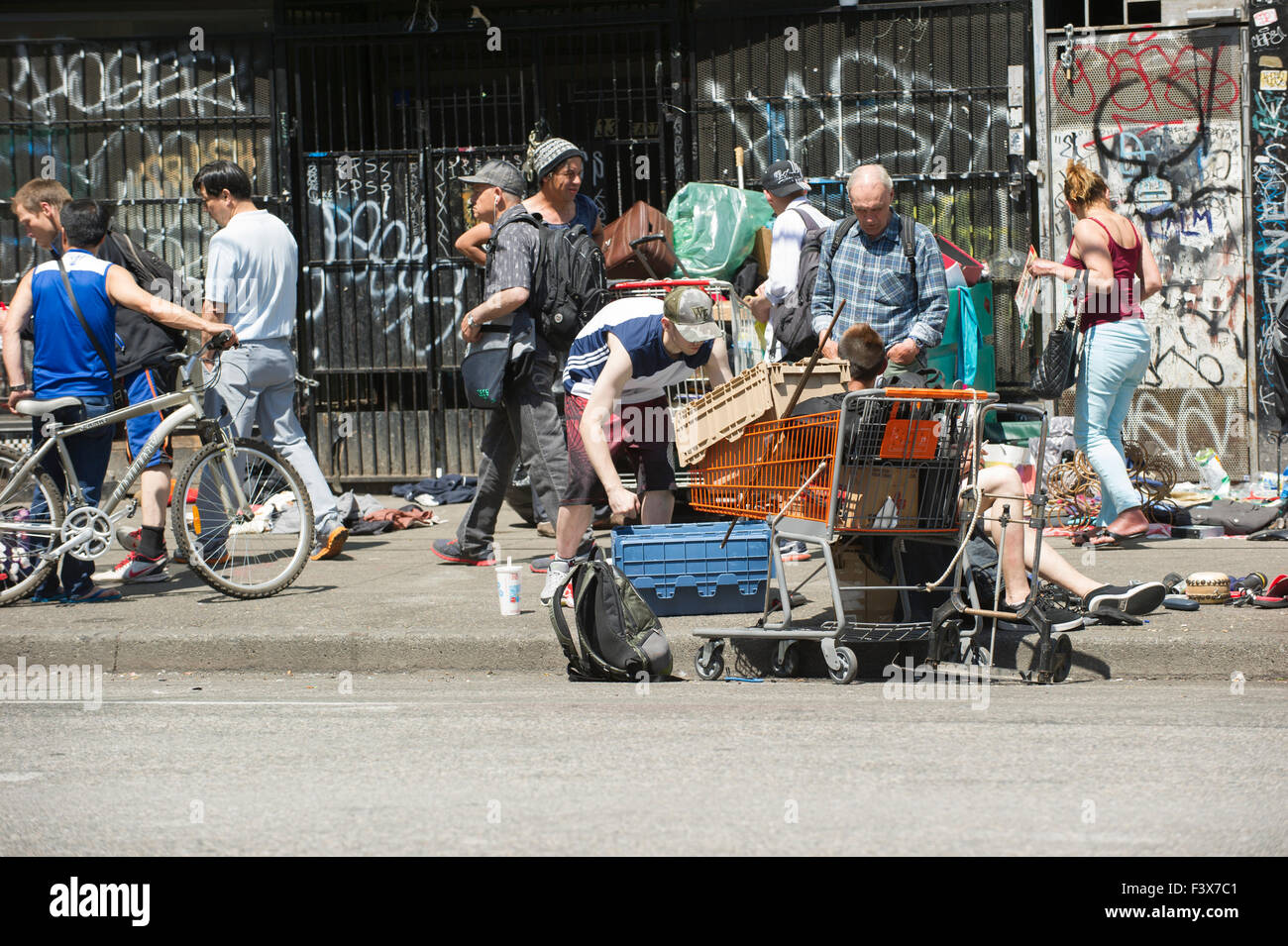 Hastings street Downtown Eastside Vancouver, British Columbia Stock Photo Alamy