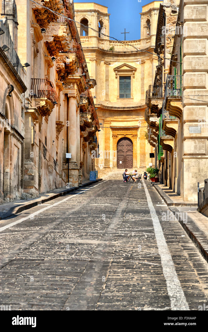 the streets of Sicily I. Stock Photo