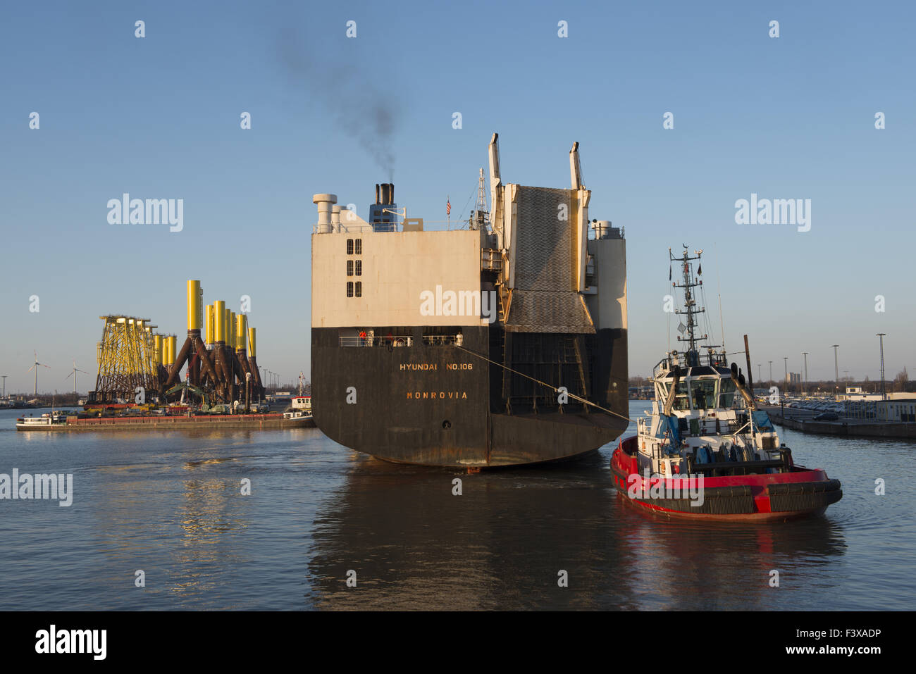 Vessel Hyundai  No 106 Stock Photo