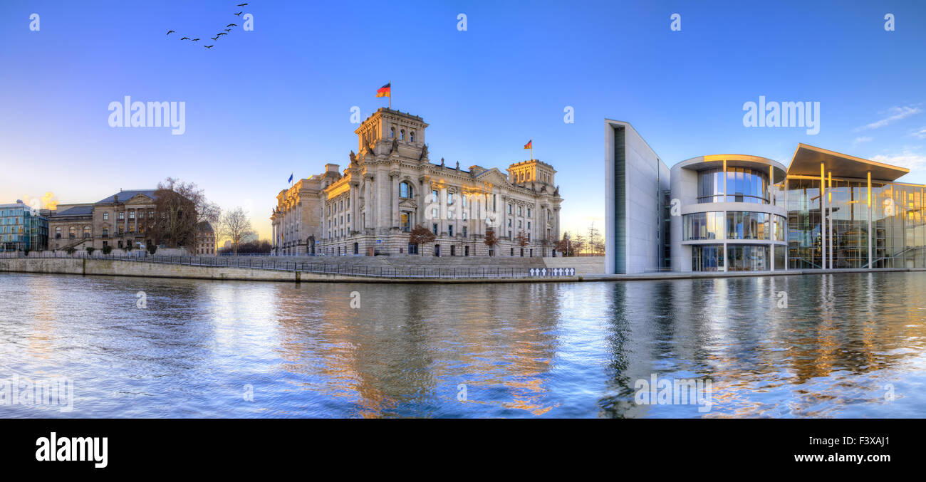 Reichstag Building Berlin Stock Photo