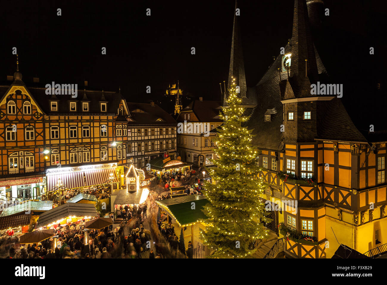 Christmas market in germany Stock Photo