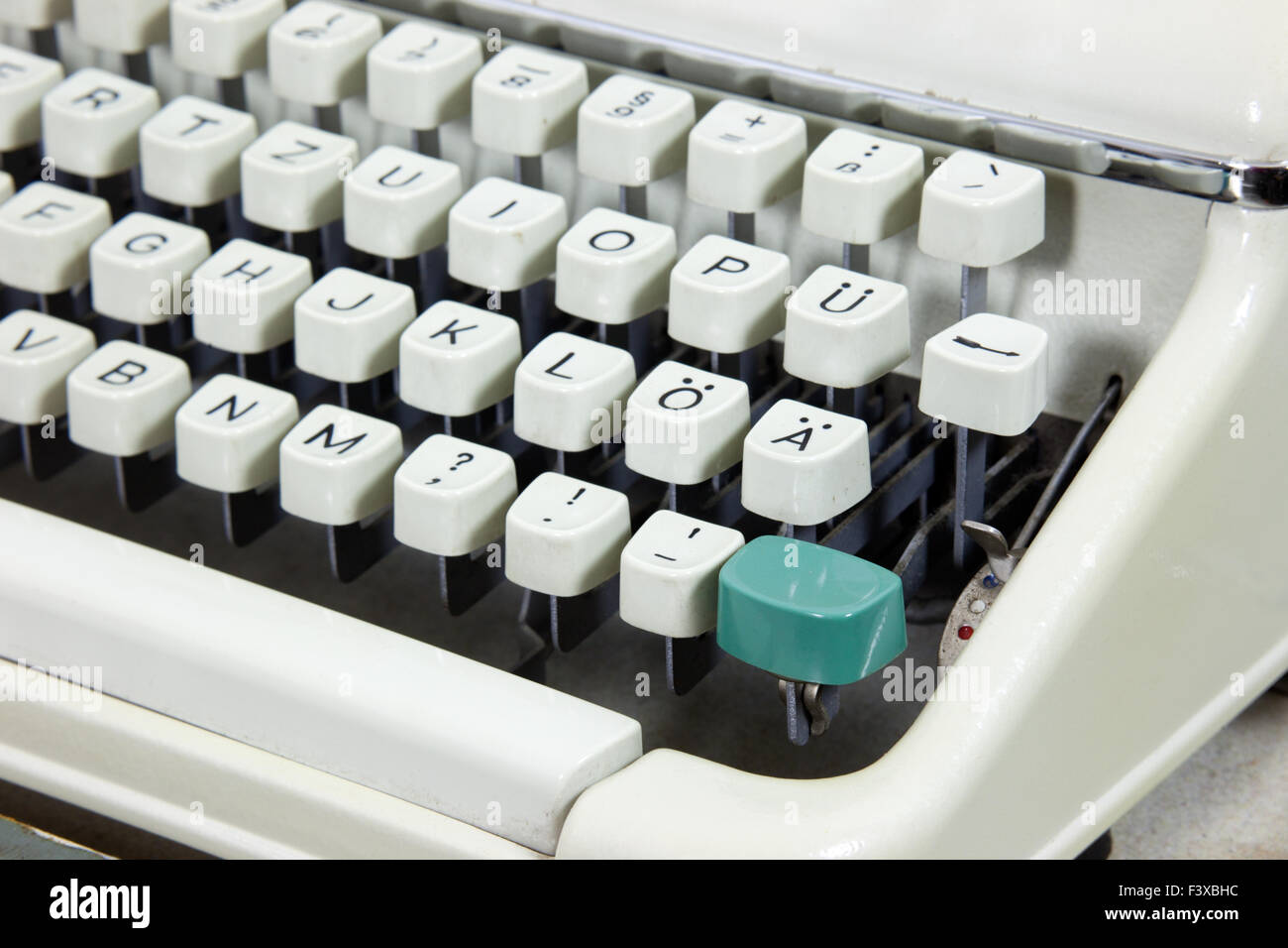 old typewriter keyboard Stock Photo Alamy