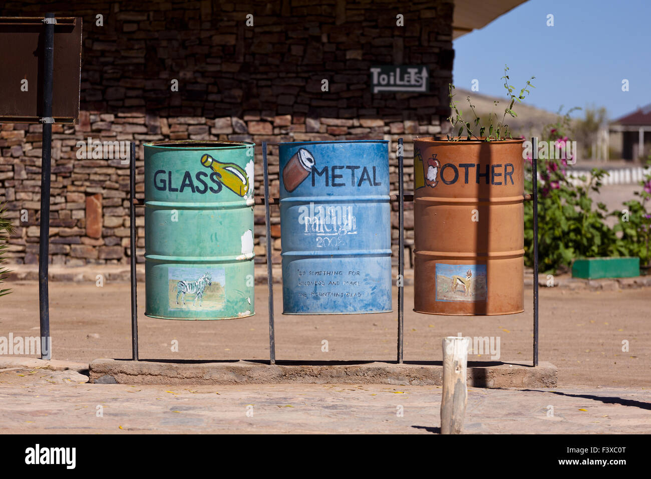 waste separation in namibia Stock Photo Alamy