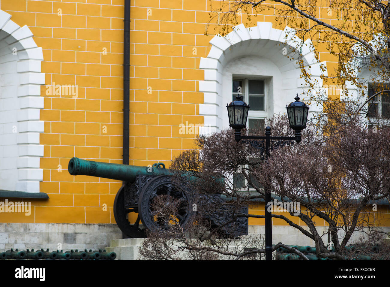 Old Cannon In Moscow Kremlin Stock Photo