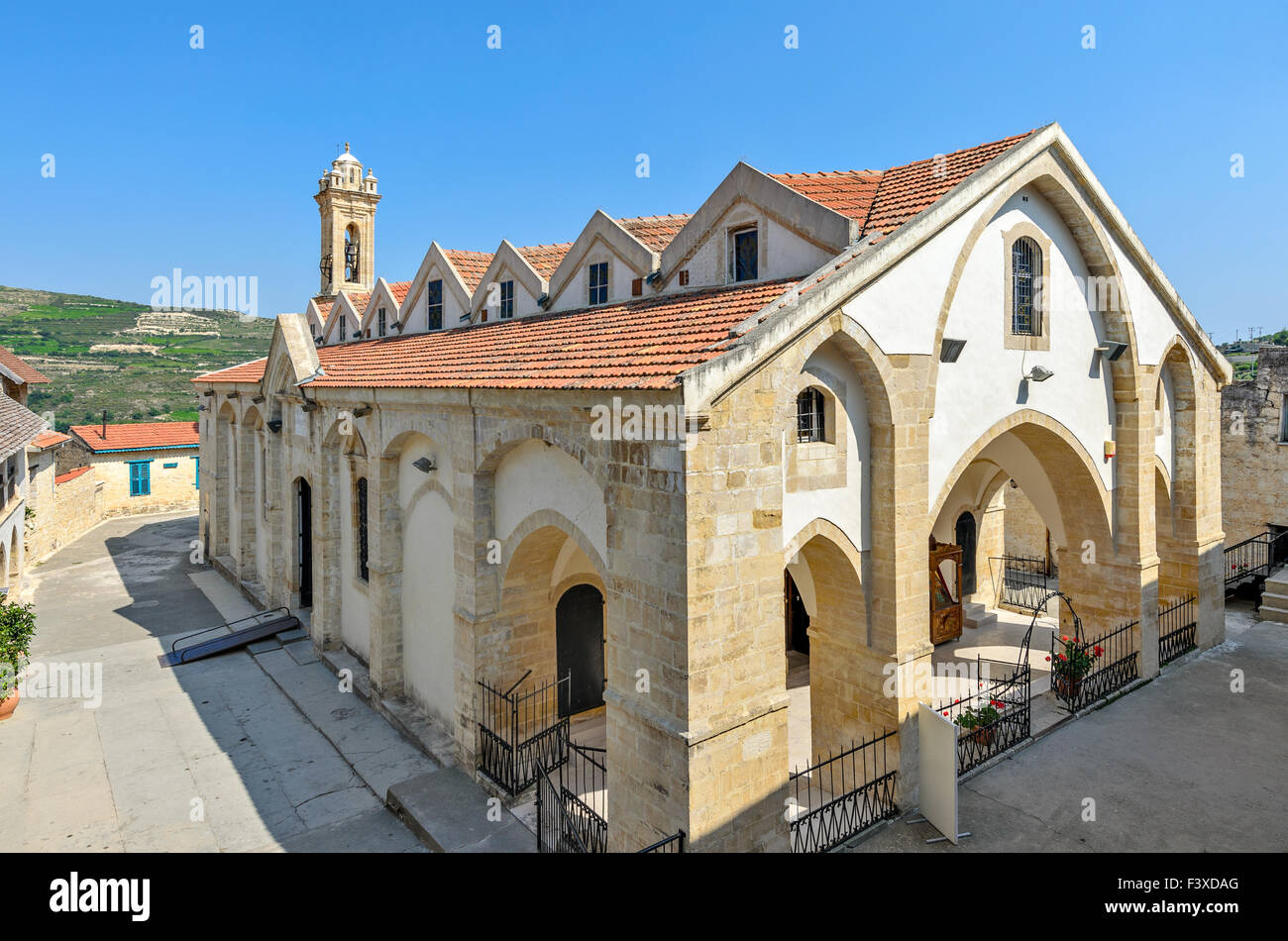 Church in cyprus orthodox monastery Stock Photo