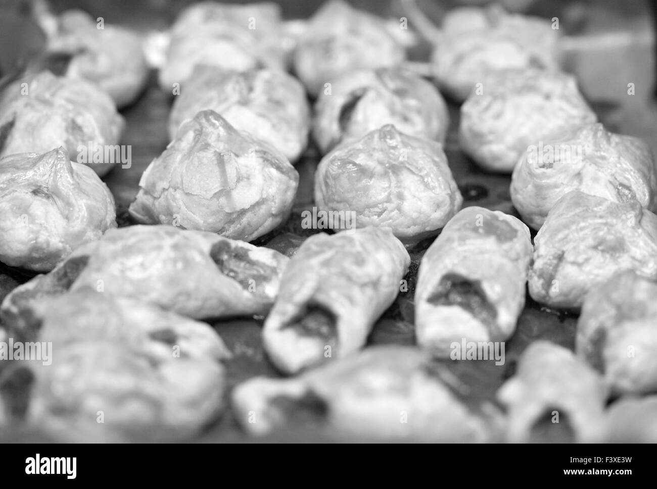 pastries with meat Stock Photo