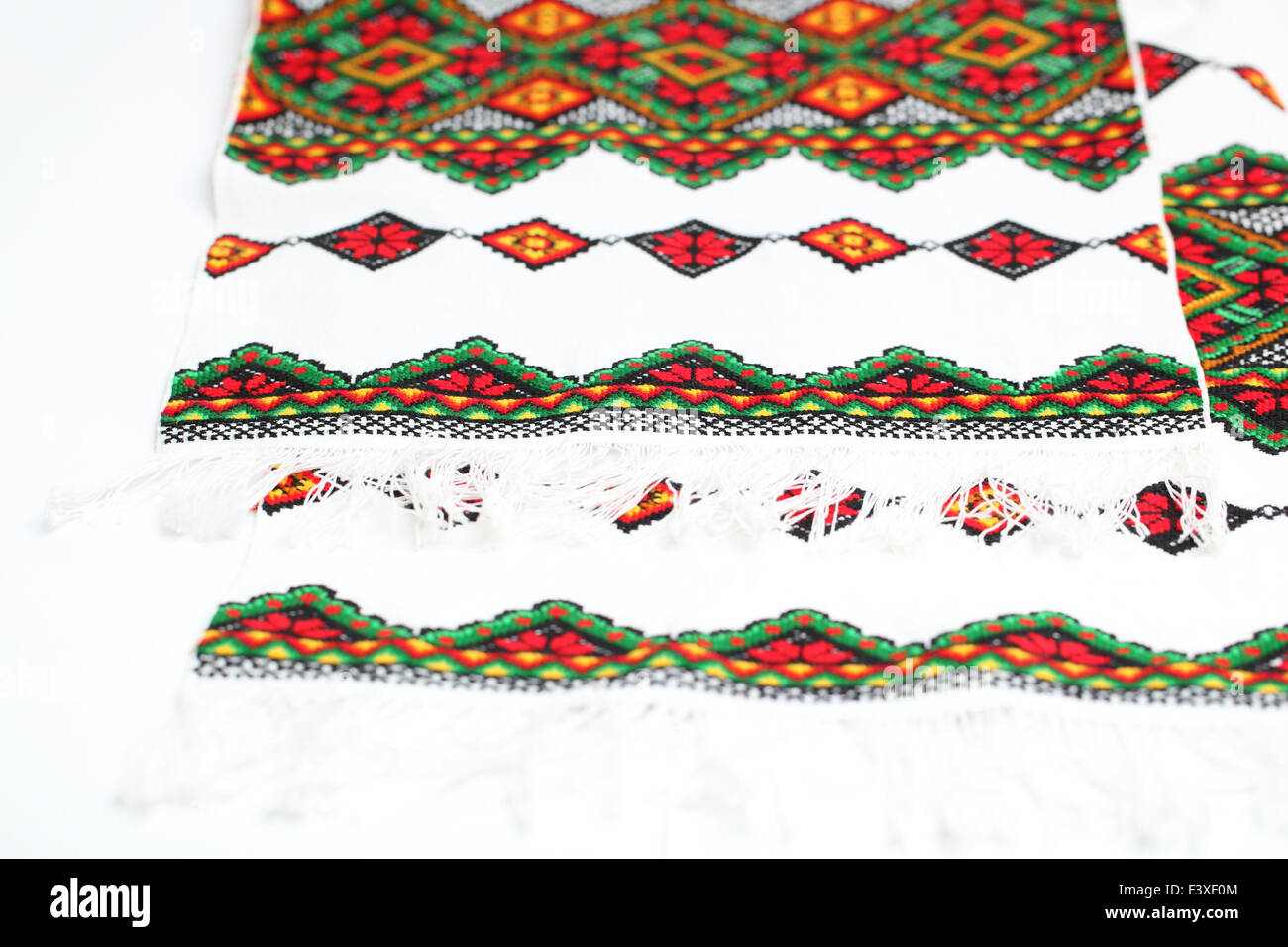 Ethnic Ukrainian Embroidery Stock Photo