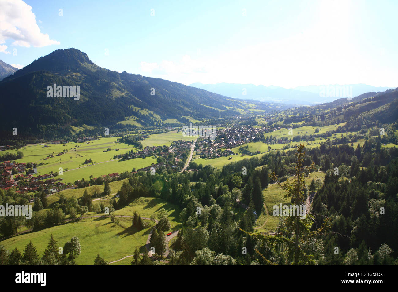 ladscape near Hindelang Stock Photo