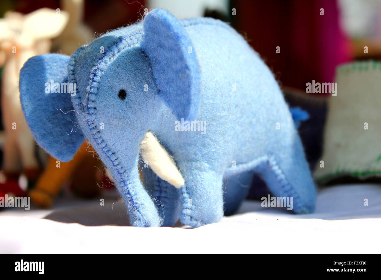 elephant toy in surajkund fair Stock Photo