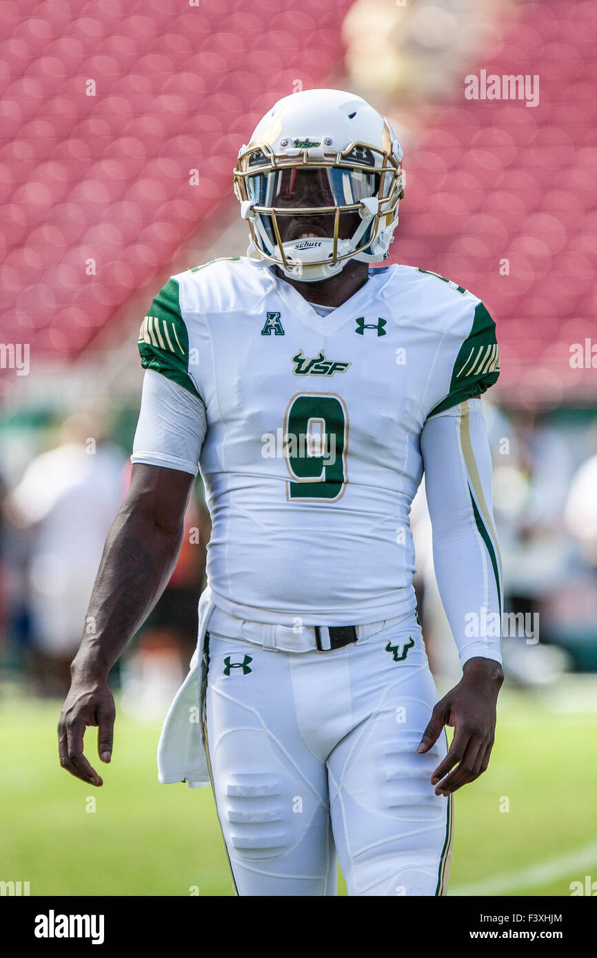 October 10, 2015 South Florida Bulls quarterback Quinton Flowers 9