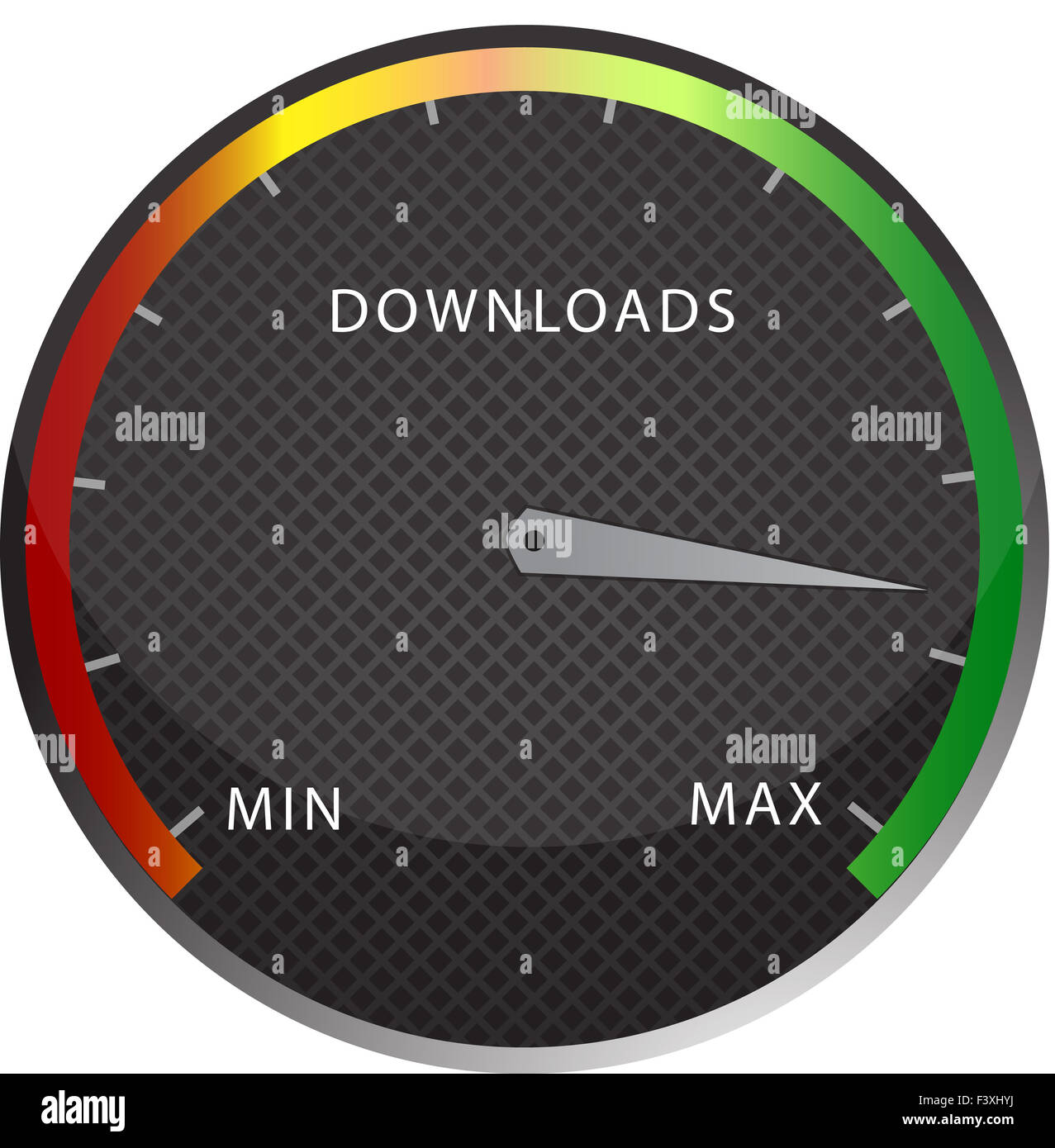 speedometer download button Stock Photo Alamy