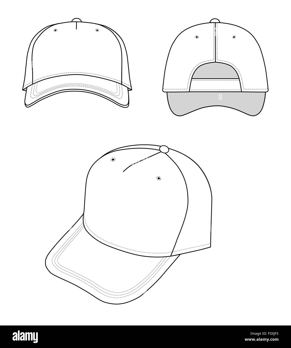 Blank cap Black and White Stock Photos & Images Alamy