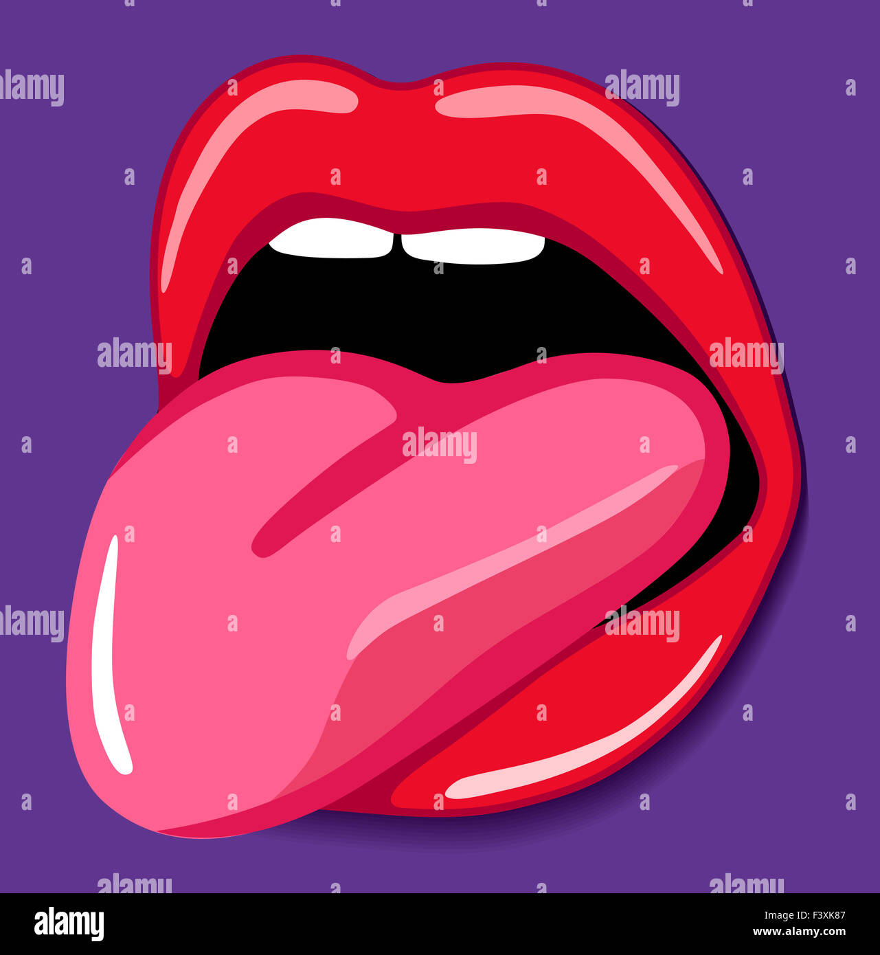 Tongue Lolling Cartoons and Comics - funny pictures from CartoonStock