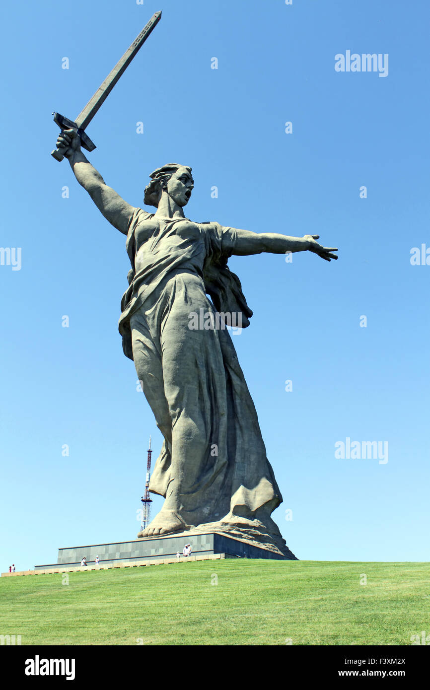 Monument Motherland is calling Stock Photo
