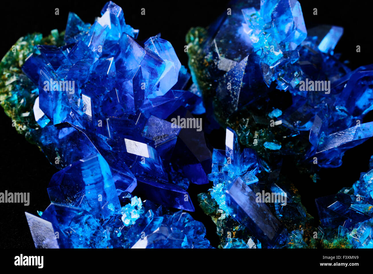 Crystals of blue vitriol Copper sulfate Stock Photo Alamy