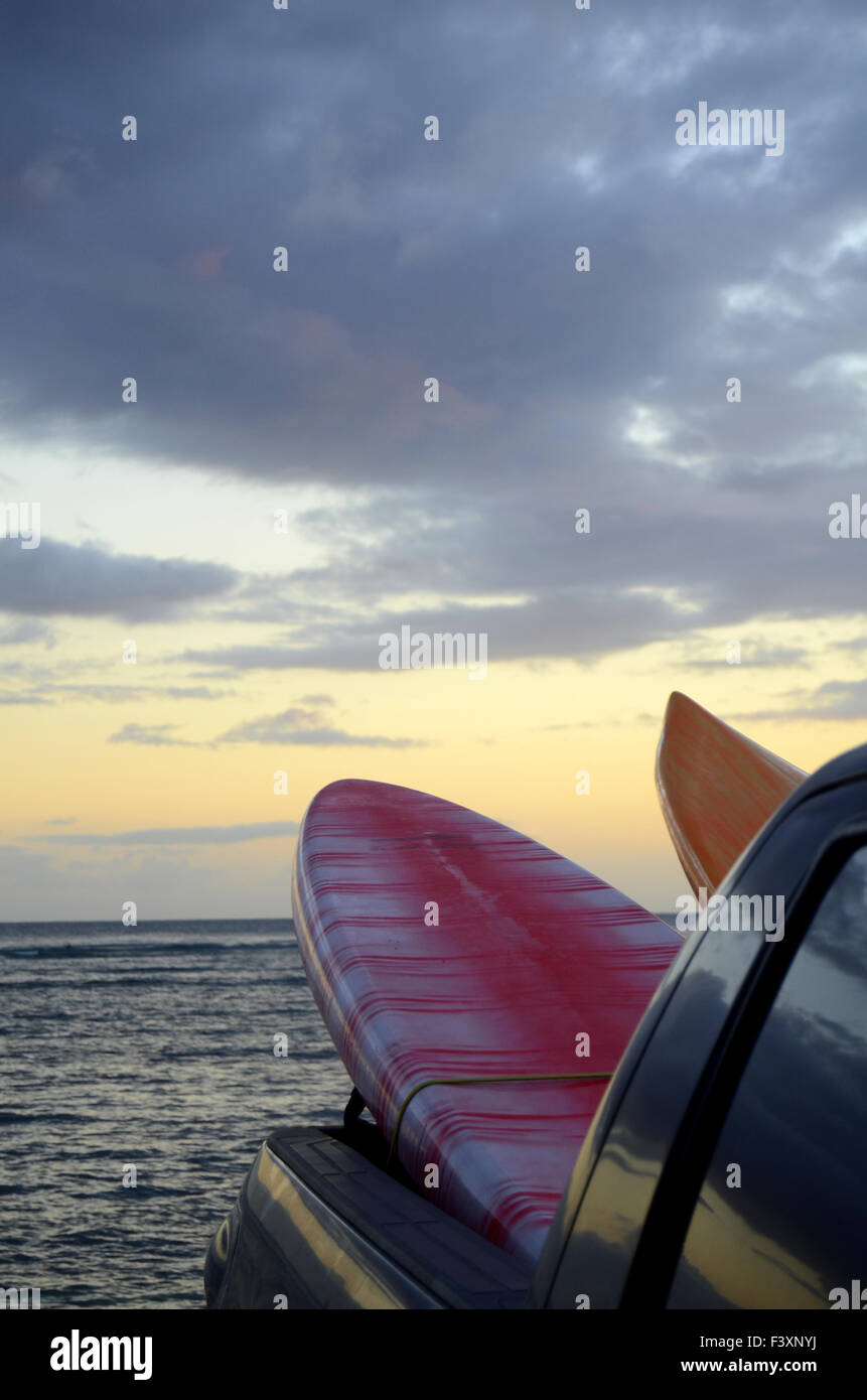 Surfboards car hires stock photography and images Alamy