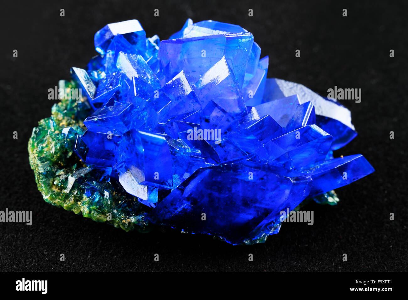 Crystals of blue vitriol Copper sulfate Stock Photo Alamy