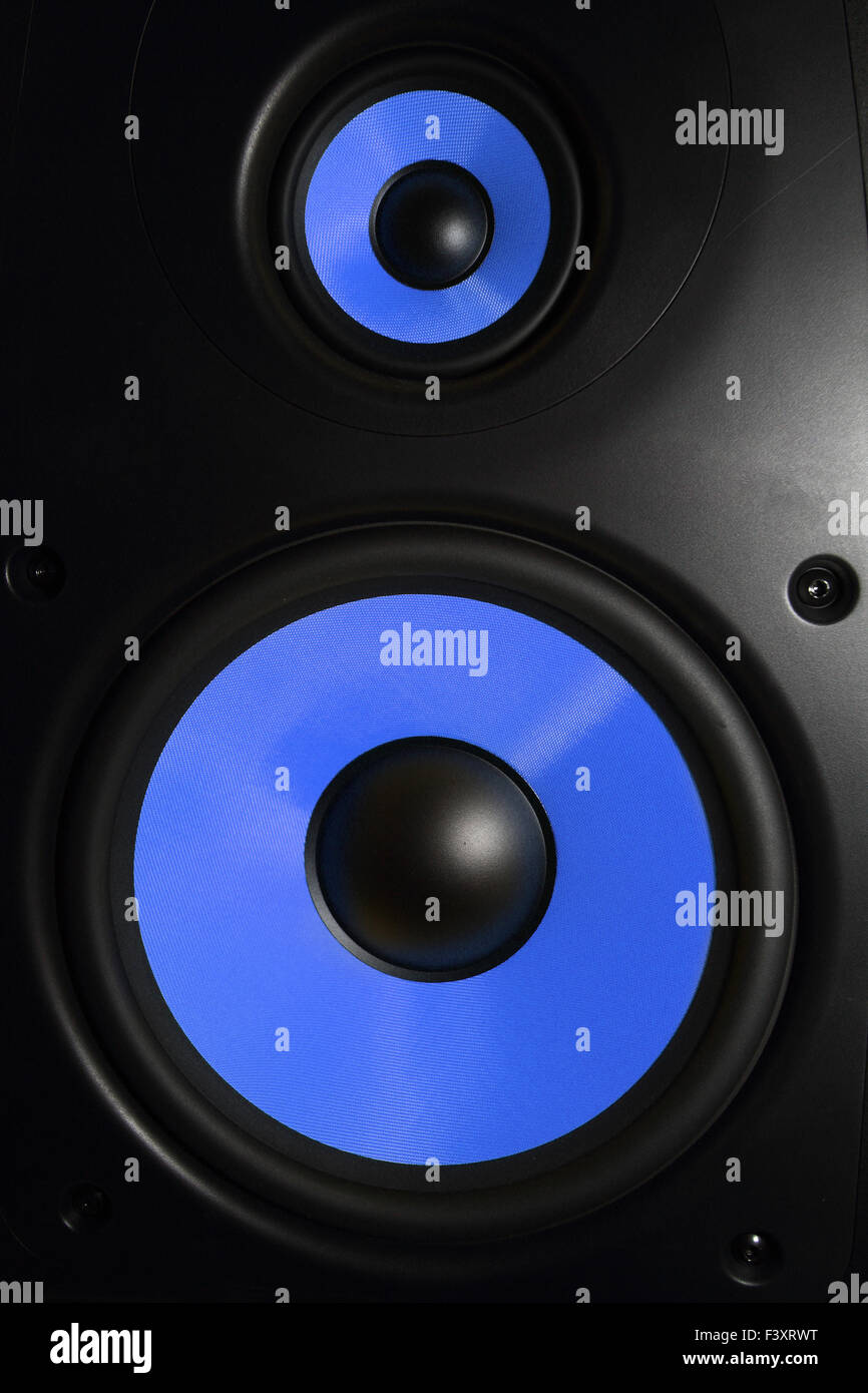 blue woofer
