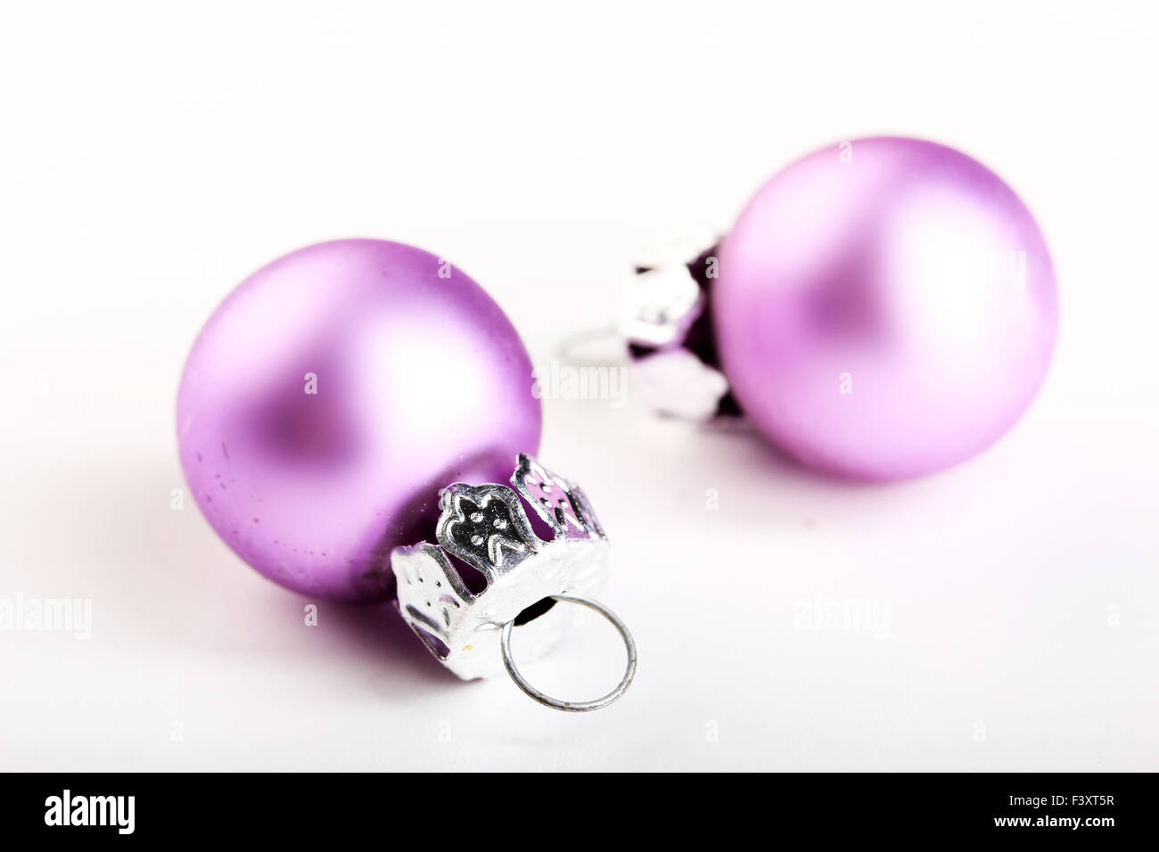 pink christmas balls Stock Photo Alamy