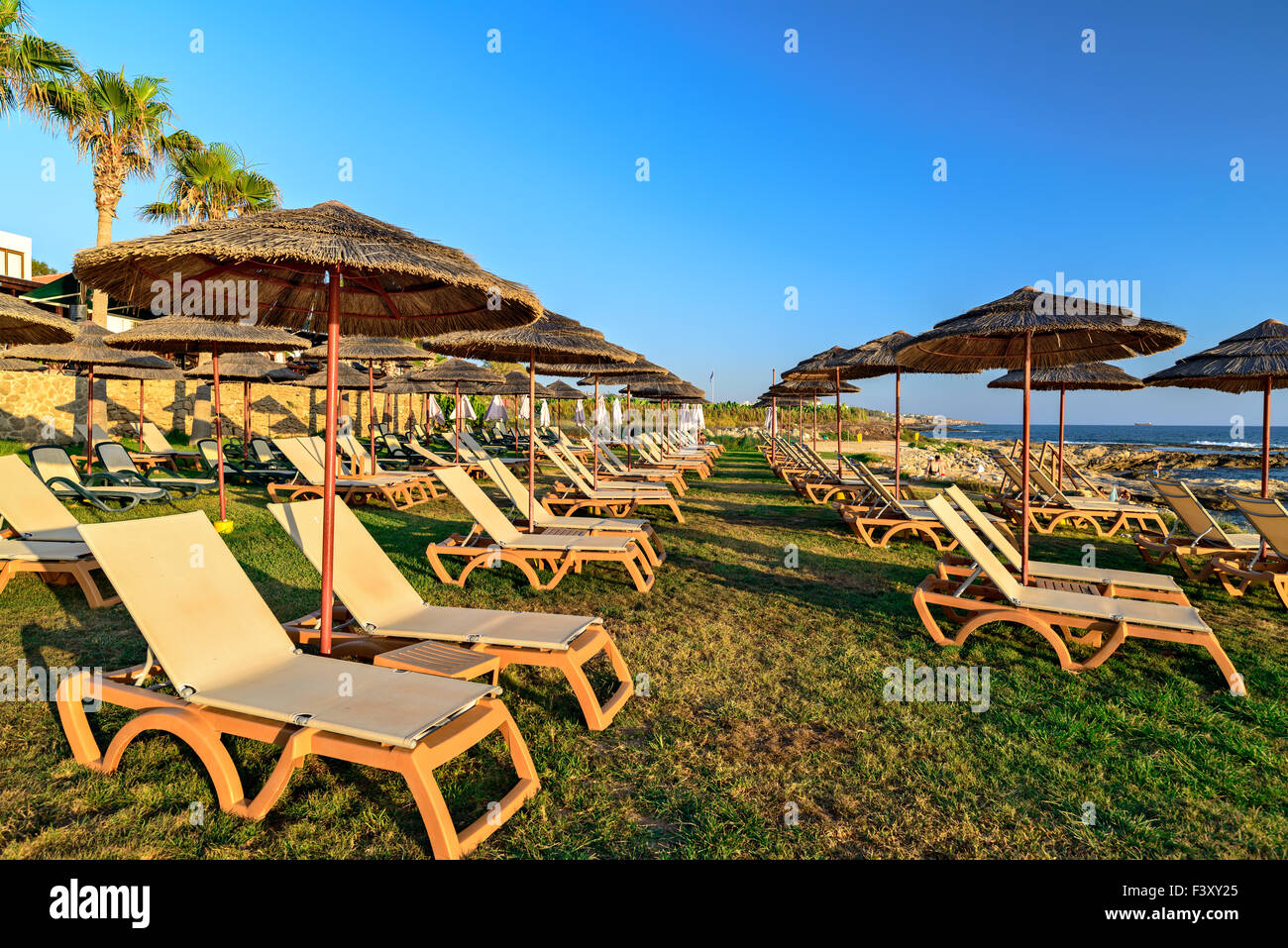 Resort beach Stock Photo