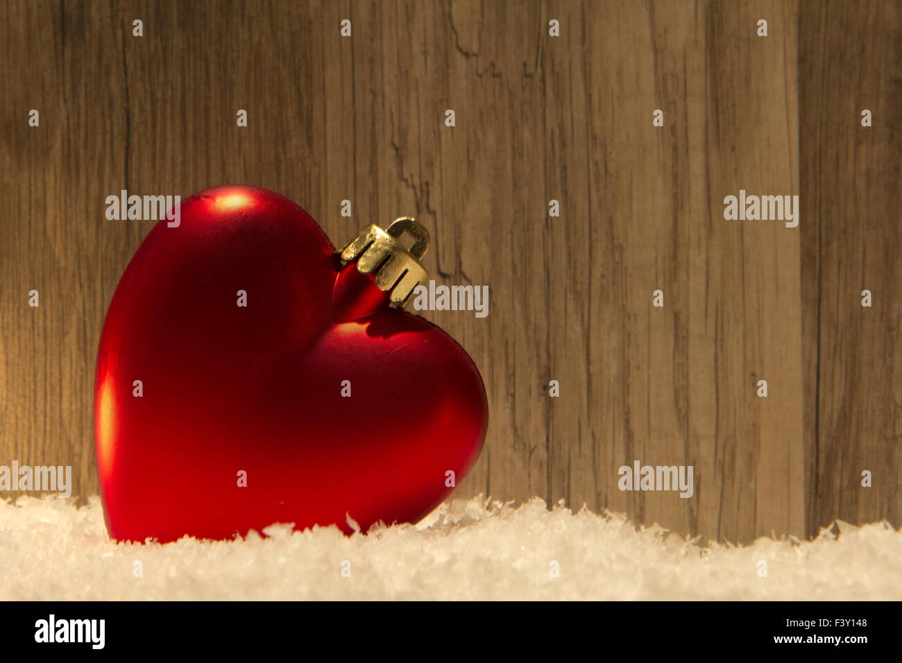 christmas heart red Stock Photo