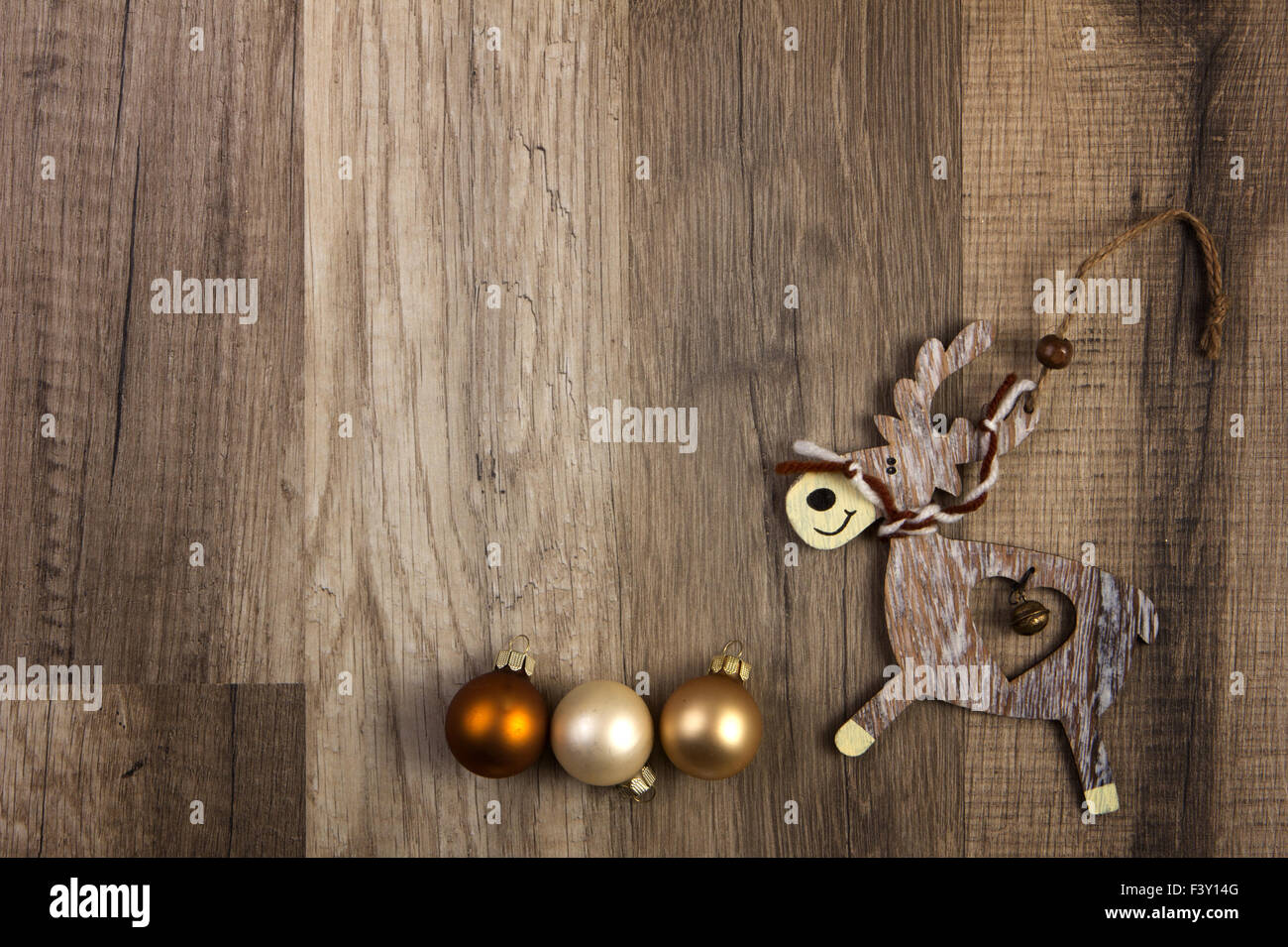 elk as christmas decoration Stock Photo