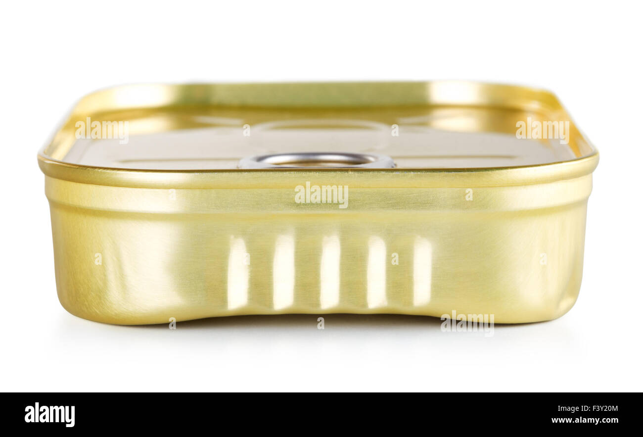 Tincan With Key Stock Photo