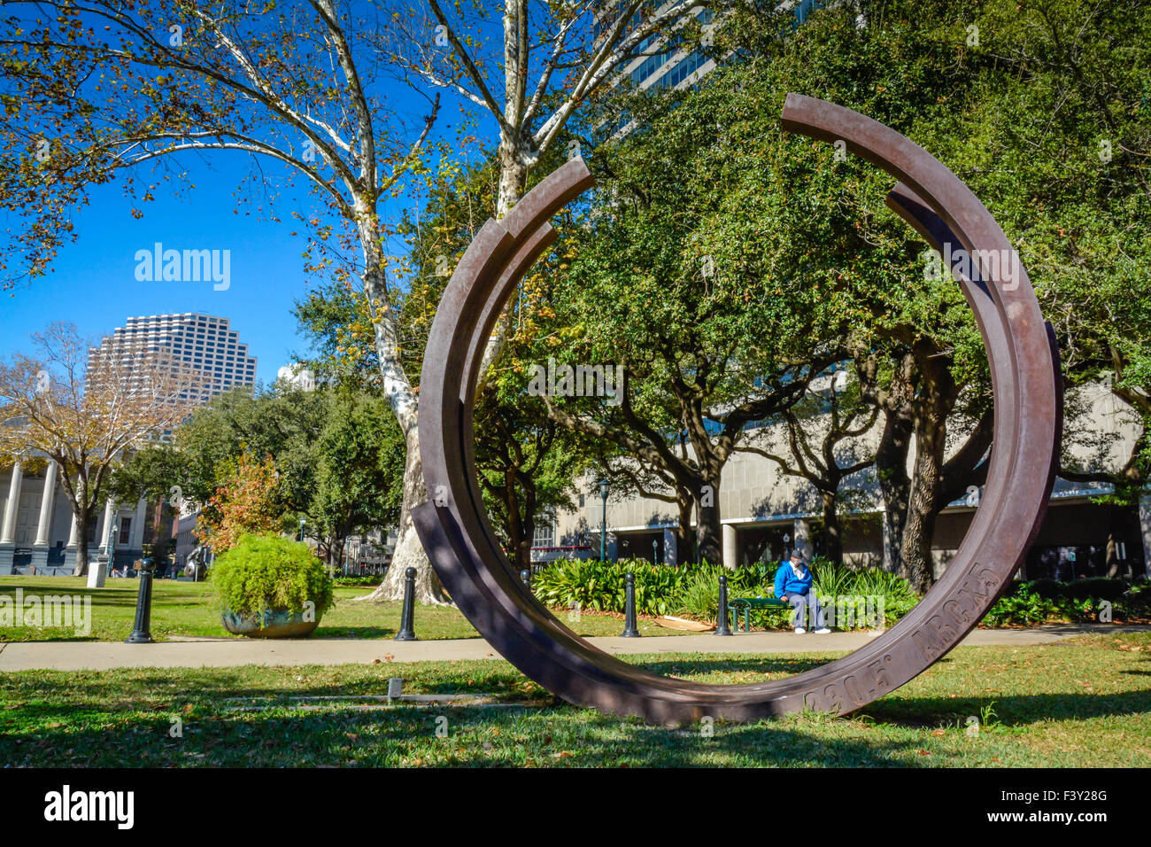 Metal Sculpture by French artist Bernar resides in historic