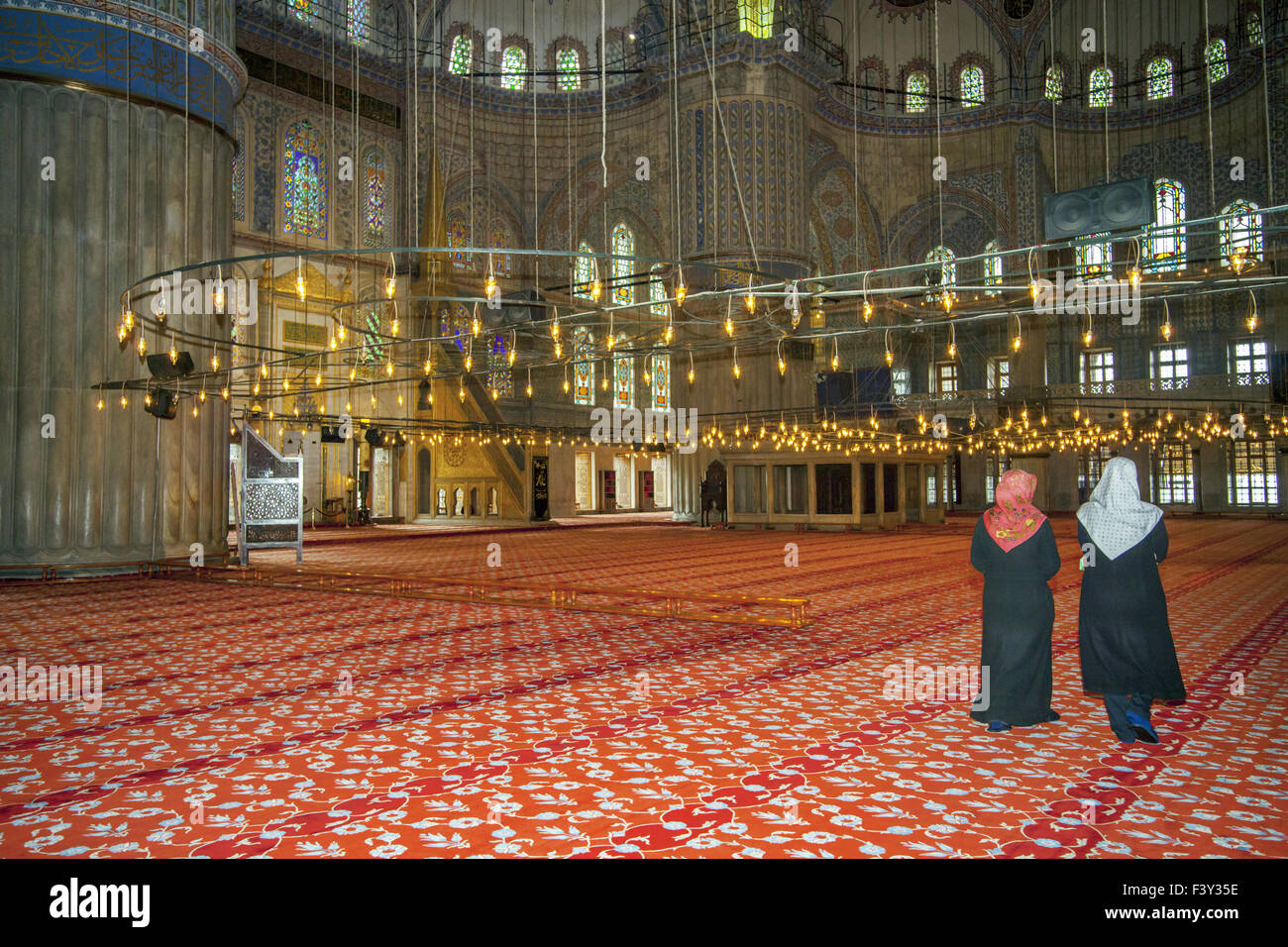 Sultanahmet Mosque in Istanbul Turkey Stock Photo